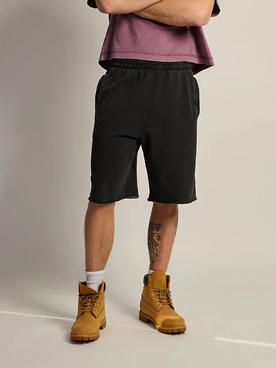 KOLBY BAGGY SWEAT SHORT - BLACK