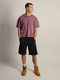 KOLBY BAGGY SWEAT SHORT - BLACK