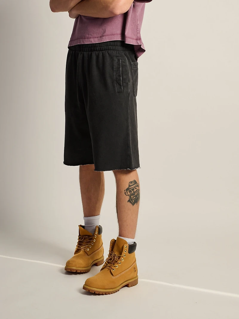 KOLBY BAGGY SWEAT SHORT - BLACK