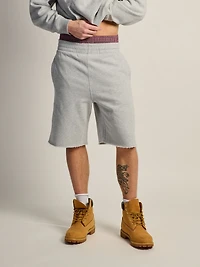KOLBY BAGGY SWEAT SHORT - HEATHER GREY