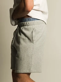 KOLBY FLEECE SHORT - HEATHER GREY