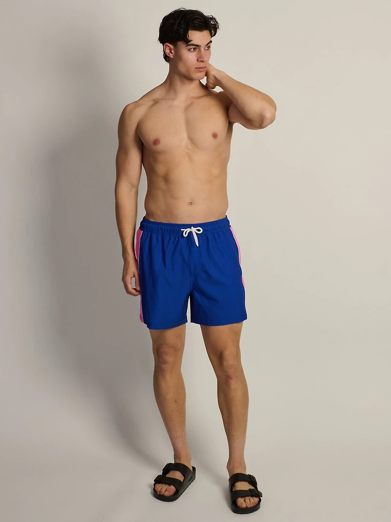 KOLBY SWIM WAVE STRETCH 5in SHORT - COBALT
