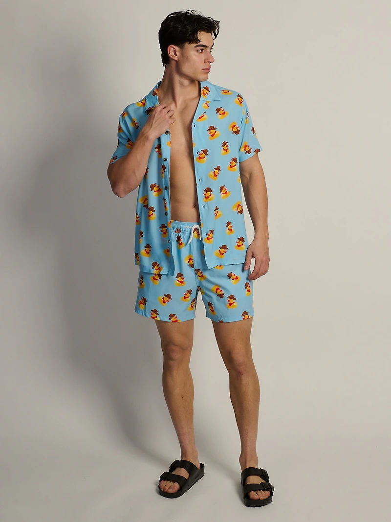 KOLBY COWBOY DUCK 5in STRETCH SHORT