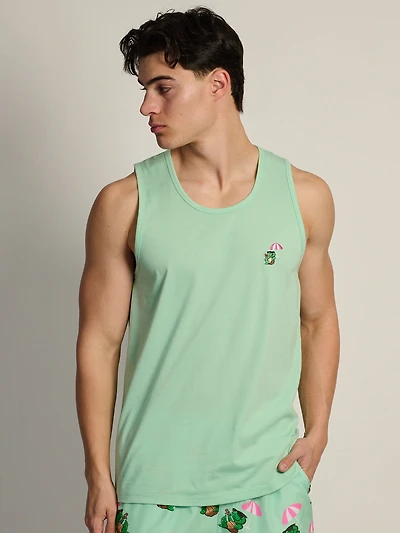 KOLBY TURTLETINI TANK TOP - GREEN