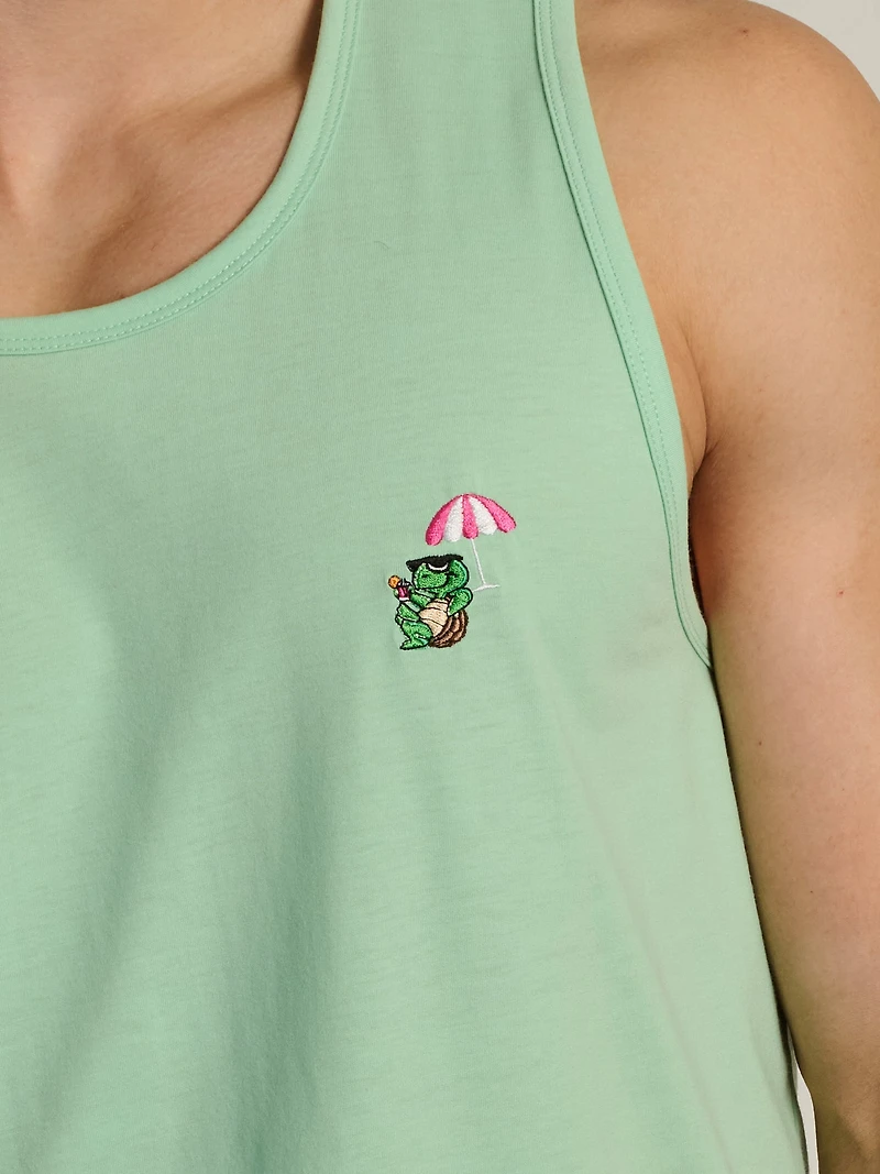KOLBY TURTLETINI TANK TOP - GREEN
