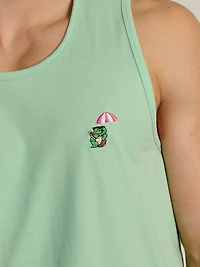 KOLBY TURTLETINI TANK TOP - GREEN