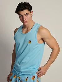 KOLBY COWBOY DUCK TANK TOP - LIGHT BLUE
