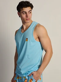 KOLBY COWBOY DUCK TANK TOP - LIGHT BLUE