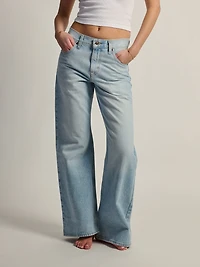 JEAN LEVIS MIDDY LOOSE BOOT- ABRAIDED ART