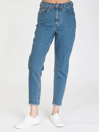 LEVIS MOM JEAN FRINGE ANKLE - CLEARANCE