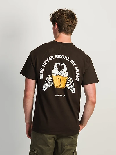 T-SHIRT LAST CALL BEER NEVER