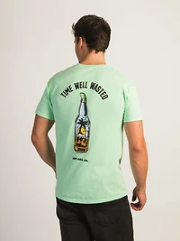 T-SHIRT LAST CALL TIME WELL WASTED