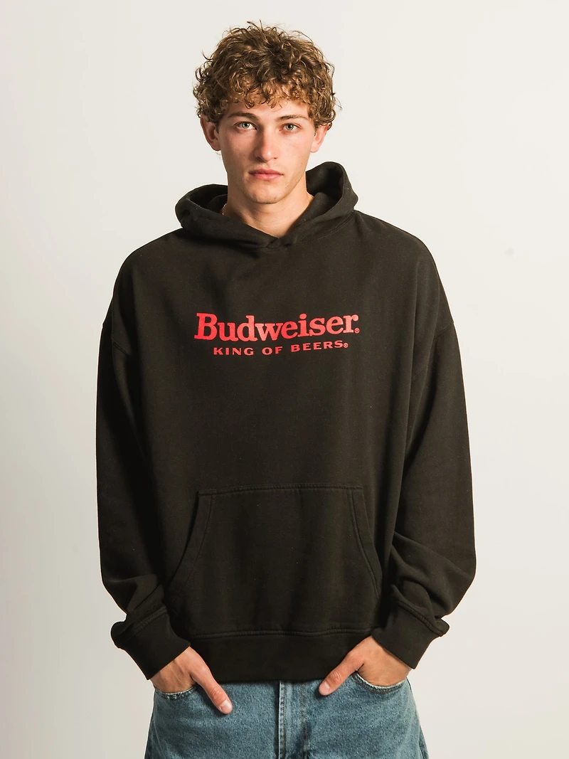 LICENSED BUDWEISER RELAXED FIT HOODIE