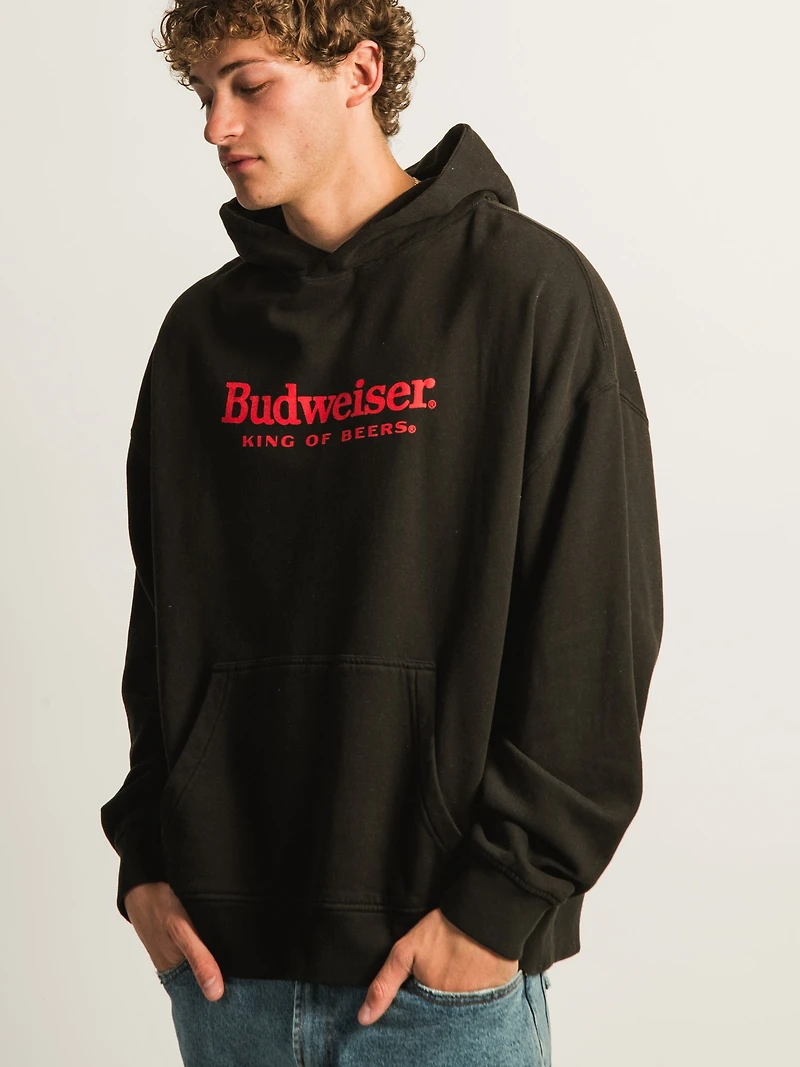 SWEAT À CAPUCHE COUPE DÉCONTRACTÉE BUDWEISER SOUS LICENCE