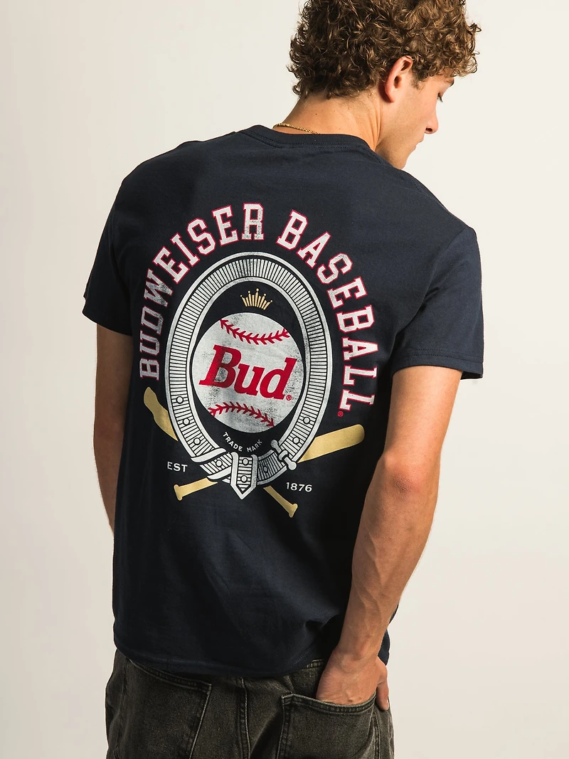 BUDWEISER BASEBALL T-SHIRT