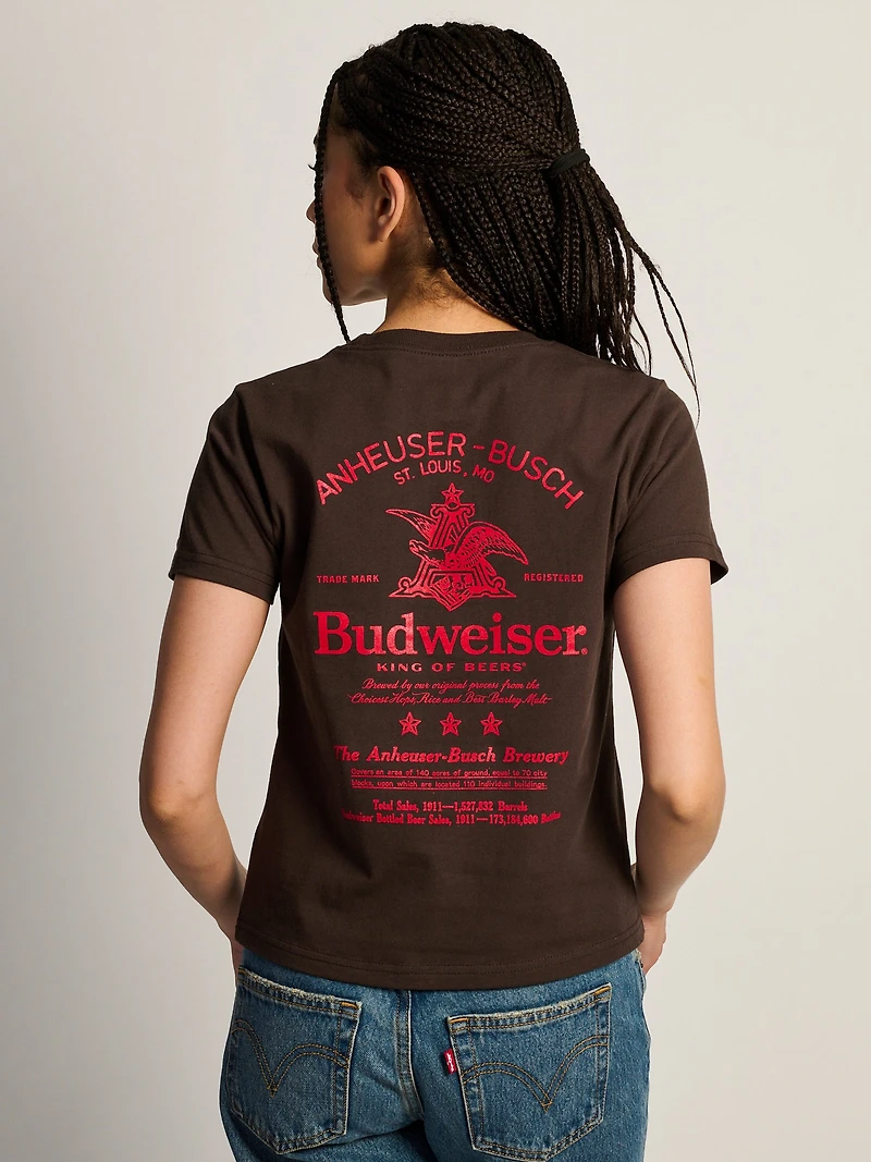 BUDWEISER SCRIPT BOXY TEE