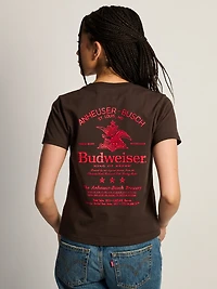BUDWEISER SCRIPT BOXY TEE
