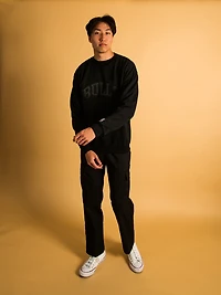 NBA CHICAGO BULLS TONAL EMBROIDERED CREW - CLEARANCE