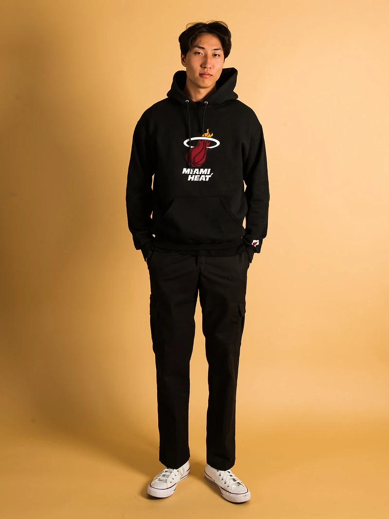 NBA MIAMI HEAT EMBROIDERED HOODIE - CLEARANCE