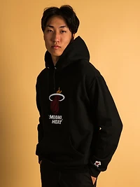 NBA MIAMI HEAT EMBROIDERED HOODIE - CLEARANCE