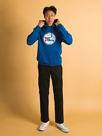NBA PHILADELPHIA 76ERS EMBROIDERED HOODIE - CLEARANCE