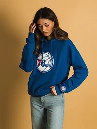 NBA PHILADELPHIA 76ERS EMBROIDERED HOODIE - CLEARANCE