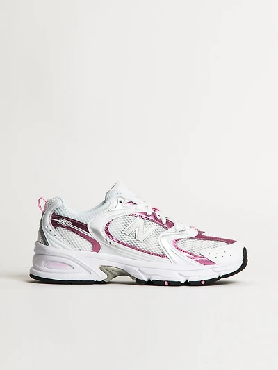 WOMENS NEW BALANCE THE 530 SNEAKER - WHITE/PINK