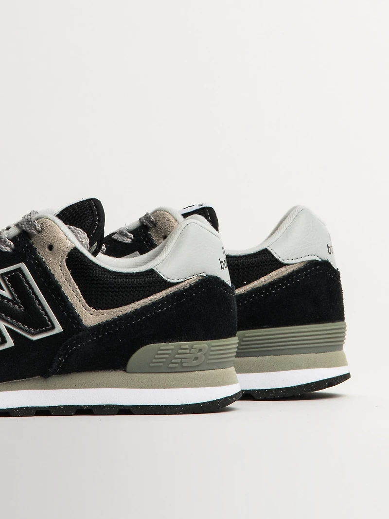 KIDS NEW BALANCE 574 - BLACK/WHITE