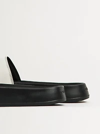 MENS NEW BALANCE THE 200 SLIDE - BLACK/SEA SALT