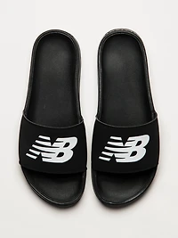 MENS NEW BALANCE THE 200 SLIDE - BLACK/WHITE