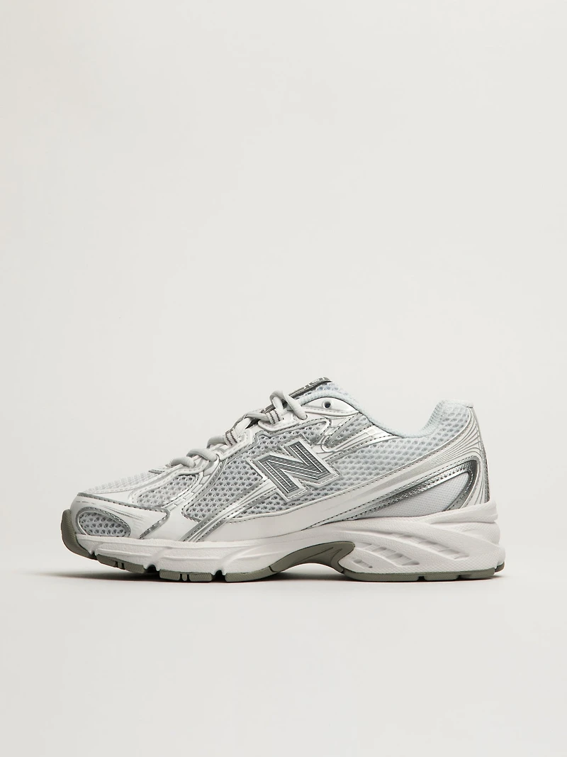 WOMENS NEW BALANCE THE 740 - WHITE METALLIC
