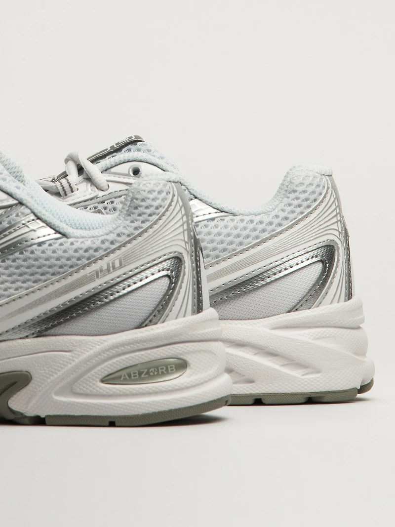 WOMENS NEW BALANCE THE 740 - WHITE METALLIC