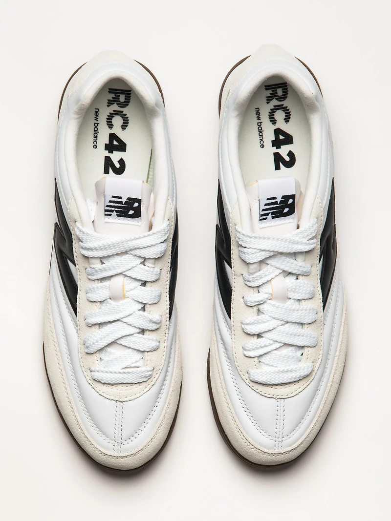 HOMMES NEW BALANCE THE RC42 SNEAKER - BLANC/NOIR
