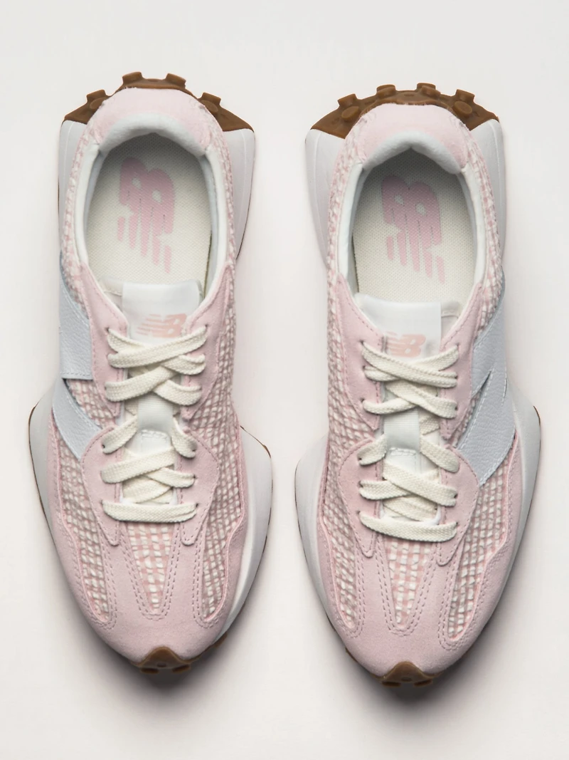 WOMENS NEW BALANCE THE 327 SNEAKER - STONE PINK