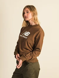 HOODIE ESSENTIALS STACKED LOGO