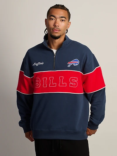 NFL BILLS SWEAT À CAPUCHE ZIPPÉ DÉTENDU QUARTIER