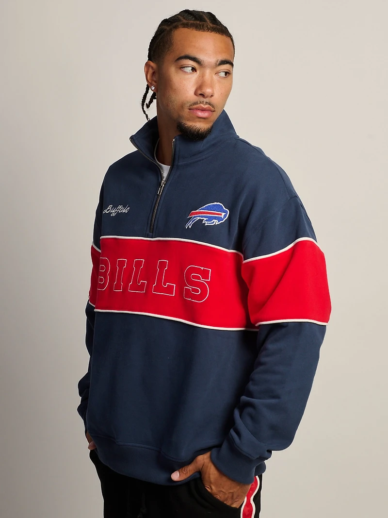 NFL BILLS SWEAT À CAPUCHE ZIPPÉ DÉTENDU QUARTIER