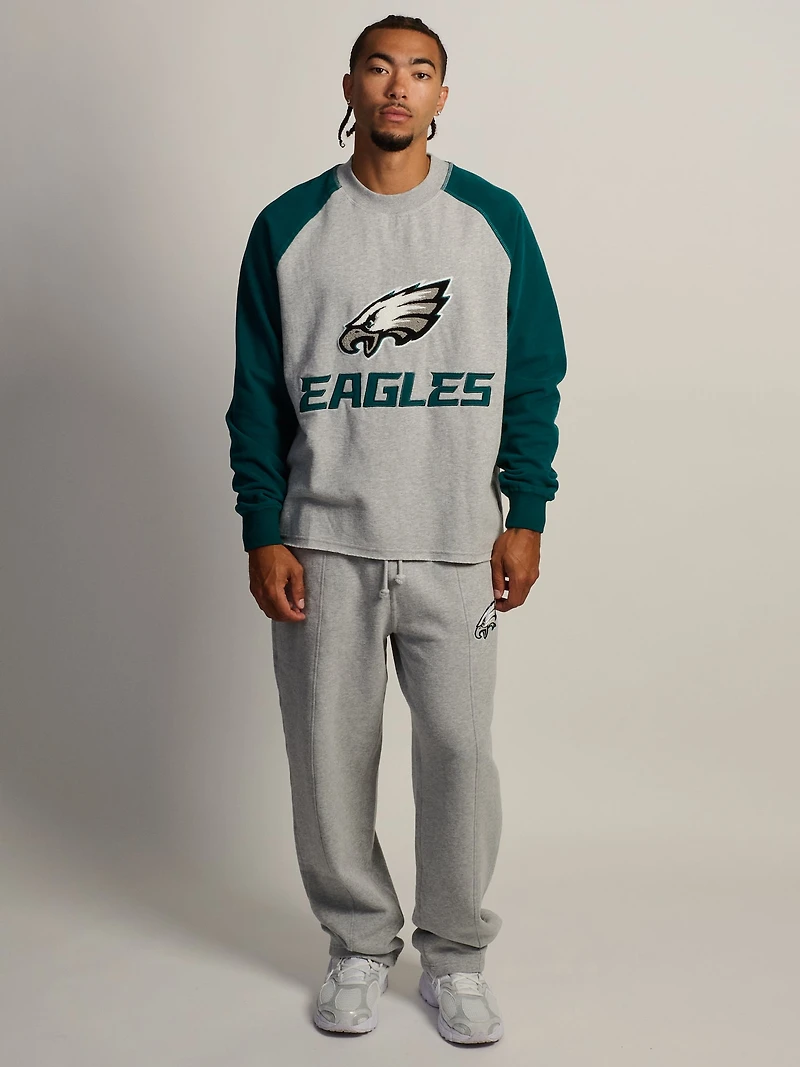 NFL EAGLES RAGLAN CREWNECK