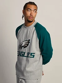 NFL EAGLES RAGLAN CREWNECK