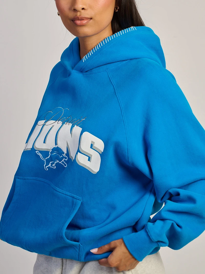 NFL DETRIOT LIONS STITCH HOODIE