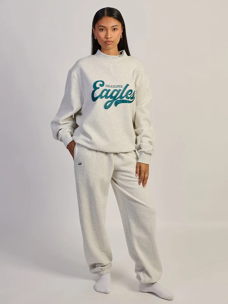 NFL PHILADELPHIA EAGLES STITCH MOCKNECK
