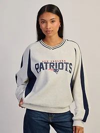 NFL NEW ENGLAND PATRIOTS V CREW SWEAT À CAPUCHE