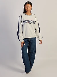 NFL NEW ENGLAND PATRIOTS V CREW SWEAT À CAPUCHE