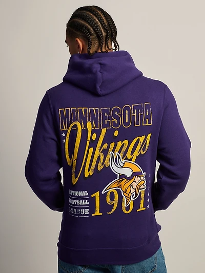 SWEAT À CAPUCHE BRODÉ VINTAGE NFL VIKINGS