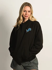 NFL DETROIT LIONS PULLOVER EMBROIDERED HOODIE