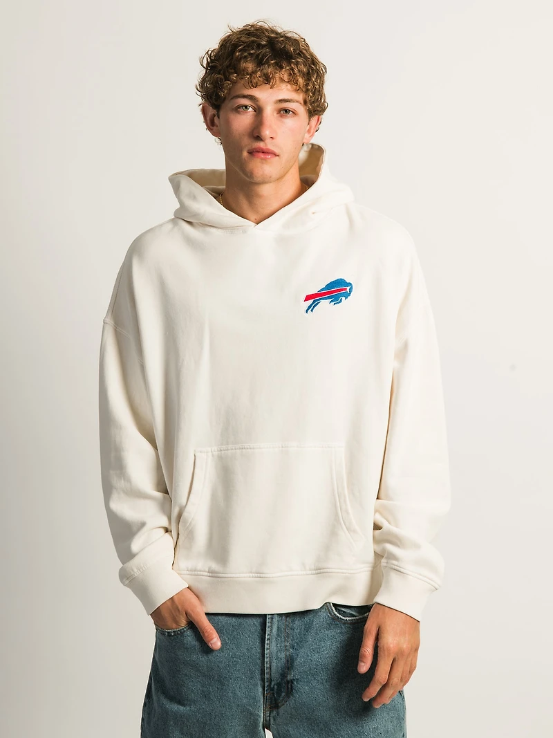 RUSSELL ATHLETIC BUFFALO BILLS PULL-OVER À CAPUCHE BRODÉ