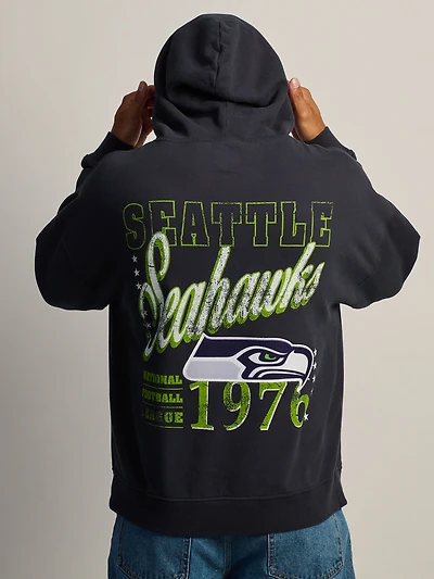 NFL SEAHAWKS VINTAGE EMBROIDERED HOODIE