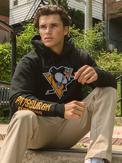 CHANDAIL À CAPUCHE NHL PITTSBURG PENGUINS CENTER ICE
