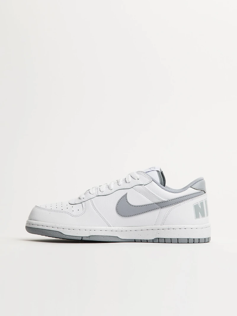 MENS NIKE BIG LOW SNEAKER - WHITE/WOLF GREY