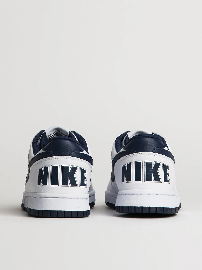 MENS NIKE BIG LOW SNEAKER - WHITE/NAVY
